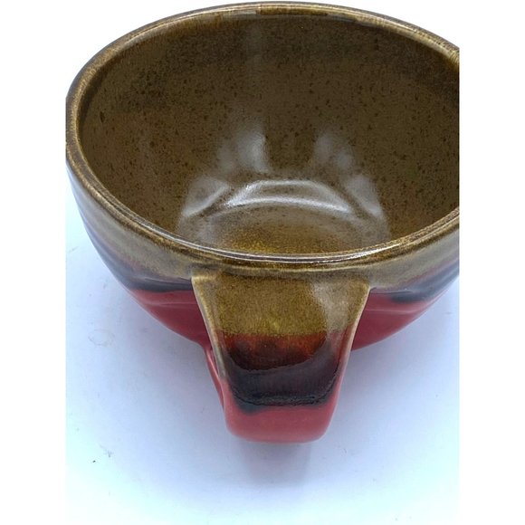 Hand Made Studio Pottery Unique Crafted 3 Toned Coffee Mug/or Bowl - Picture 3 of 8
